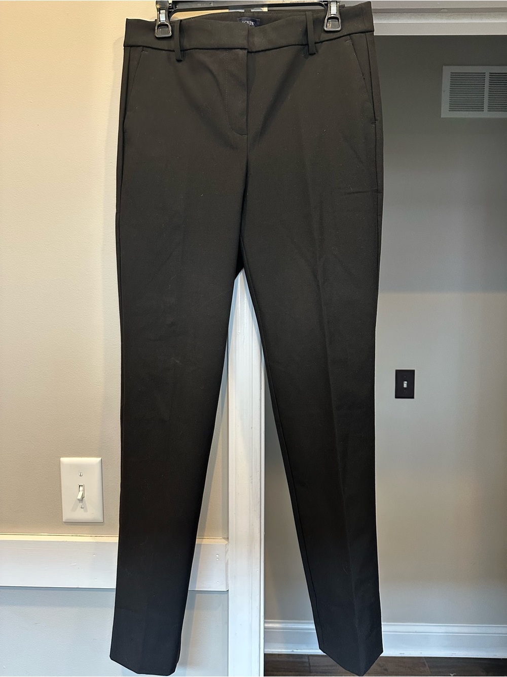 Black Tailored Slim Dress Pants